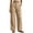 Khaki, variant on hoksml Women's Barrel Leg Pants Button Front High Waisted Wide Leg Trousers with Pockets for Daily Wear And Everyday Commuting