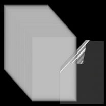 60 Sheets Inkjet Transparency Film A4 PET Transparency Paper Sheets Clear Plastic Inkjet Film Transparent Printer Paper