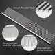 thumbnail image 2 of 2 Pack Dog Combs, Premium Cat Comb for Removing Tangles, Knots and Floating Hair. Stainless Steel Dog Grooming Tools, Metal Flea Comb, 2 of 4