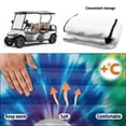 thumbnail image 6 of chaqlin Golf Cart Seat Covers Front Pockets, Compatible with Golf Carts Sports, Golf Cart Seat Towel Protector Fit for EZGO Club Car, Tie Dye Golf Print, 6 of 8