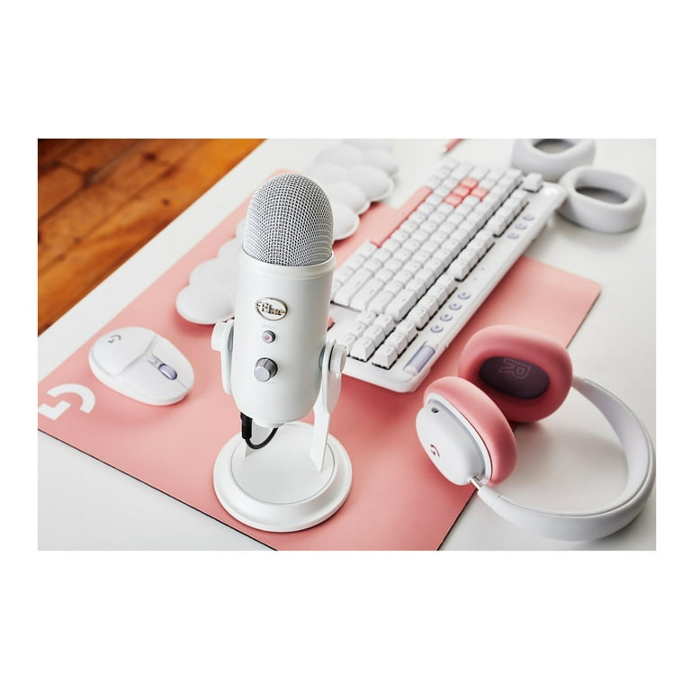 Logitech Blue Yeti for Aurora Collection USB Microphone (White Mist)