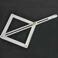 thumbnail image 3 of Protractor For Woodworking Short Miter Measuring Tool Miter Angle Finder Ruler, 3 of 9