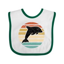Inktastic Dolphin Cute Beach and Vacation Boys or Girls Baby Bib