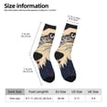 thumbnail image 2 of Hirioo American Bald Eagle A Pattern Adult Middle Tube Socks Breathable Sock Non-Pilling,Contrasting Color Design, 2 of 6