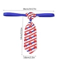 thumbnail image 2 of BNNG American Flag Bow Tie USA Flag Bowtie 4th of July Bow Tie Patriotic Bowtie for Presidential Election, Labor Day,Veterans Day,Memorial Day,Independence Day Decorations, 2 of 4