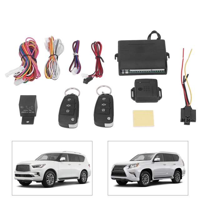 Sistema de Alarma de Arranque del Motor ANGGREK Kit de Alarma para Automóvil