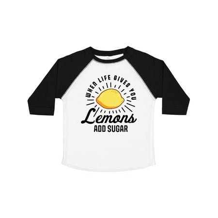 

Inktastic Summer when Life Gives You Lemons Add Sugar Gift Toddler Boy or Toddler Girl T-Shirt