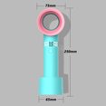 thumbnail image 5 of Ventilador de refrigeración portátil sin aspas Ventilador de escritorio de mano personal de verano Azul Sywqhk Libre de BPA, 5 of 5