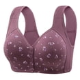thumbnail image 1 of Twfbrm Bras for Women Woman's Solid Color Large Bra Wide Shoulder Strap Style Breathable Plus Size Bra Soft Breathable Bra, 1 of 8