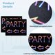 thumbnail image 5 of Letreros de fiesta Timcorr 2 paquetes de doble cara 17 x 13 pulgadas con estacas de metal en H, 5 of 8