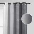 thumbnail image 2 of DriftAway Ombre Gradient Color Lined Blackout Thermal Insulated Grommet Window Curtain for Living Room Bedroom 2 Panels 84"L x 50"W Gray, 2 of 8