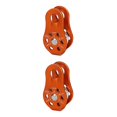 thumbnail image 3 of Greeniant Polea lateral fija Cojinete de bolas de servicio pesado Equipo de equipo de escalada Hardware Naranja 2piezas Greeniant CBP352490, 3 of 5