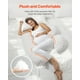thumbnail image 3 of VEVOR Almohada de embarazo Almohada de maternidad ajustable para embarazadas Suave y transpirable, 3 of 9