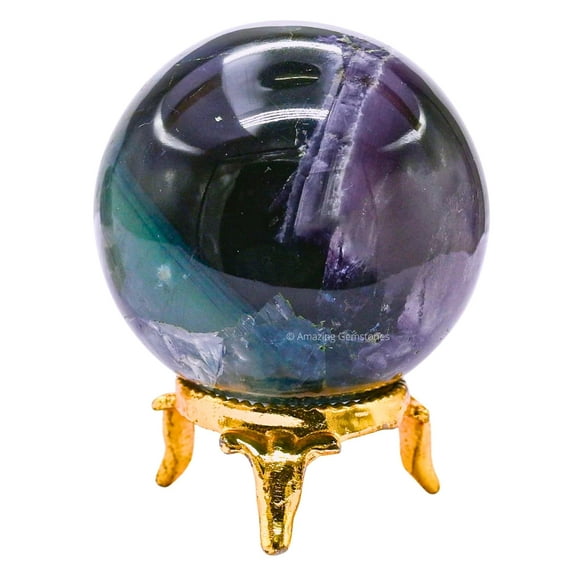 Fluorite Crystal Ball Sphere 2" Inches