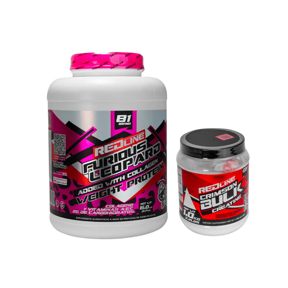Furious Leopard Proteina Vainilla 2.7kg + Creatina Natural 1kg