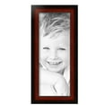 thumbnail image 2 of ArtToFrames 7" x 18" Matte mahogany Diploma Picture Frame, 7x18 inch Brown Wood Poster Frame (WOM-5108), 5 Pack, 2 of 6