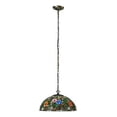 thumbnail image 5 of Meyda Tiffany 31105 Hanging Pansy 16" Wide Pendant - MultiColor, 5 of 5
