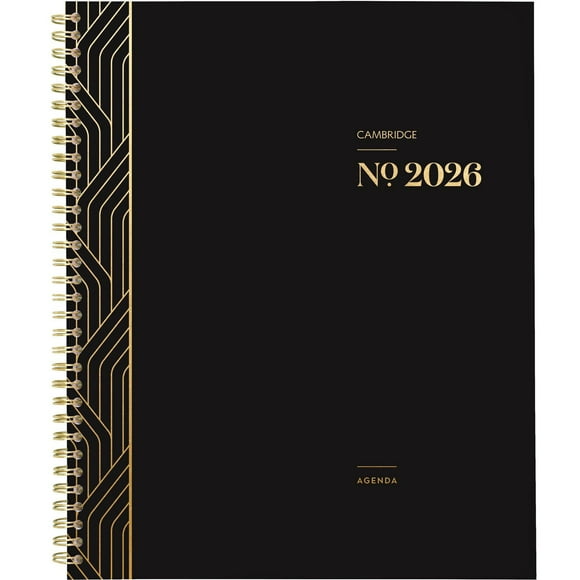 CAMB WrkStyl Clsc, Blk LG WM Plnr,2026, Planner