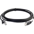 thumbnail image 2 of C2G 2ft Cat6 Snagless Unshielded (UTP) Slim Ethernet Network Patch CAT 6 2 ft Câble - Noir - Câble de Raccordement - RJ-45 (M) à RJ-45 (M) - - UTP - - Moulé, Snagless - Noir, 2 of 4