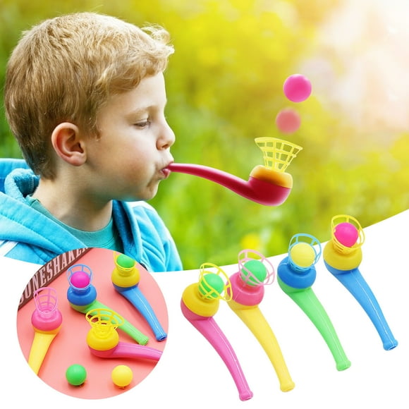 Aqestyerly Retro Floating Ball Bubble Blowing toy-Classic Traditional Plastic Suspension Blowing Children'S toy 2Pc