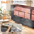 thumbnail image 6 of ALPULON 12000 BTU Mini Split Air Conditioner & Heater, 21 SEER2 Ductless Inverter, 208-230V, Cools 750 Sq.Ft, Gray, 6 of 10