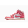 thumbnail image 1 of Ni - ke Women's Ni - ke Air Jordan 1 Mid Strawberries and Cream BQ6472-186 Multiple Sizes, 1 of 5