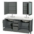 thumbnail image 5 of Wyndham Collection Wcs141472d-Qtz-Us3med Sheffield 72" Free Standing Double Basin Vanity, 5 of 7