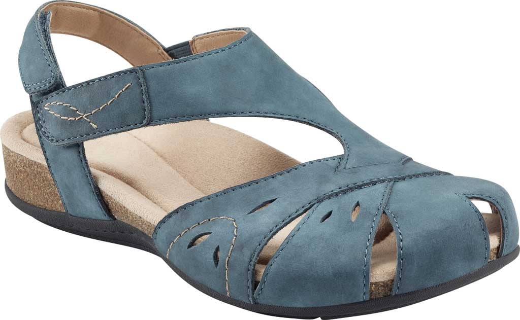 EARTH ORIGINS Women's Earth Origins Birdine Wedge Closed Toe Sandal