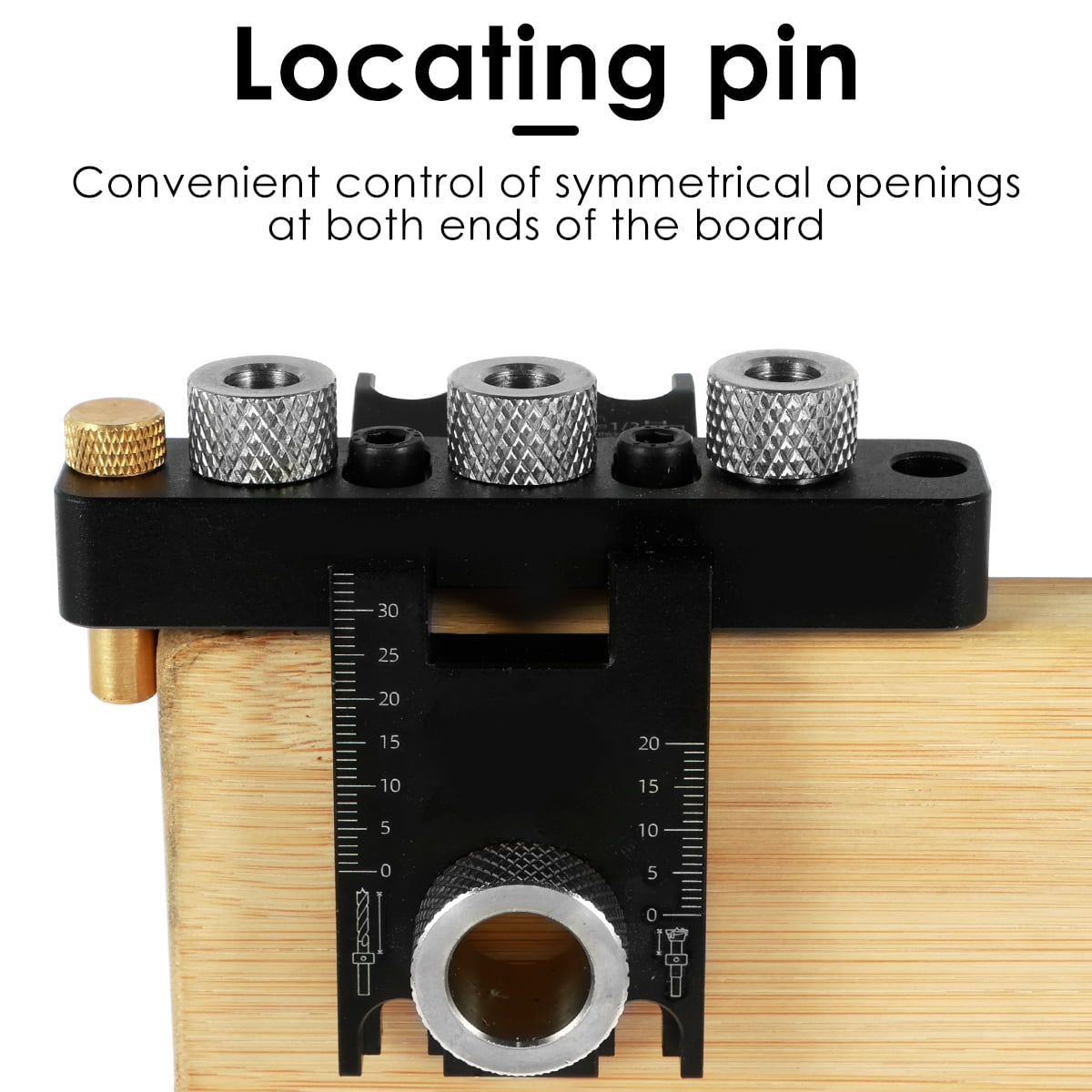 16-teiliges Loch-Bohr-Führungsset – Edelstahl Dübel-Jig, Präzise Positionierung Für Holz & Kunststoff