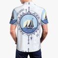 thumbnail image 4 of Daiia Not All Who Wander Are Lost2 Pattern Men’s Polo Shirts,Solid Deck Shirt,Classic Fit, Breathable Cotton Polo for Casual and Sport Wear-, 4 of 9