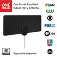 One For All 14502 Indoor Flat HDTV Antennas, 2Pack