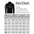 thumbnail image 6 of FEOYA Men's Quarter Zip Sweatshirt Stand Collar Pullover Long Sleeve Sweatshirts Casual Sports Hoodie Cotton Sportswear Color Block Sweater Outdoor Polo Sweatshirts New Fall Spring Outfit XL, 6 of 6