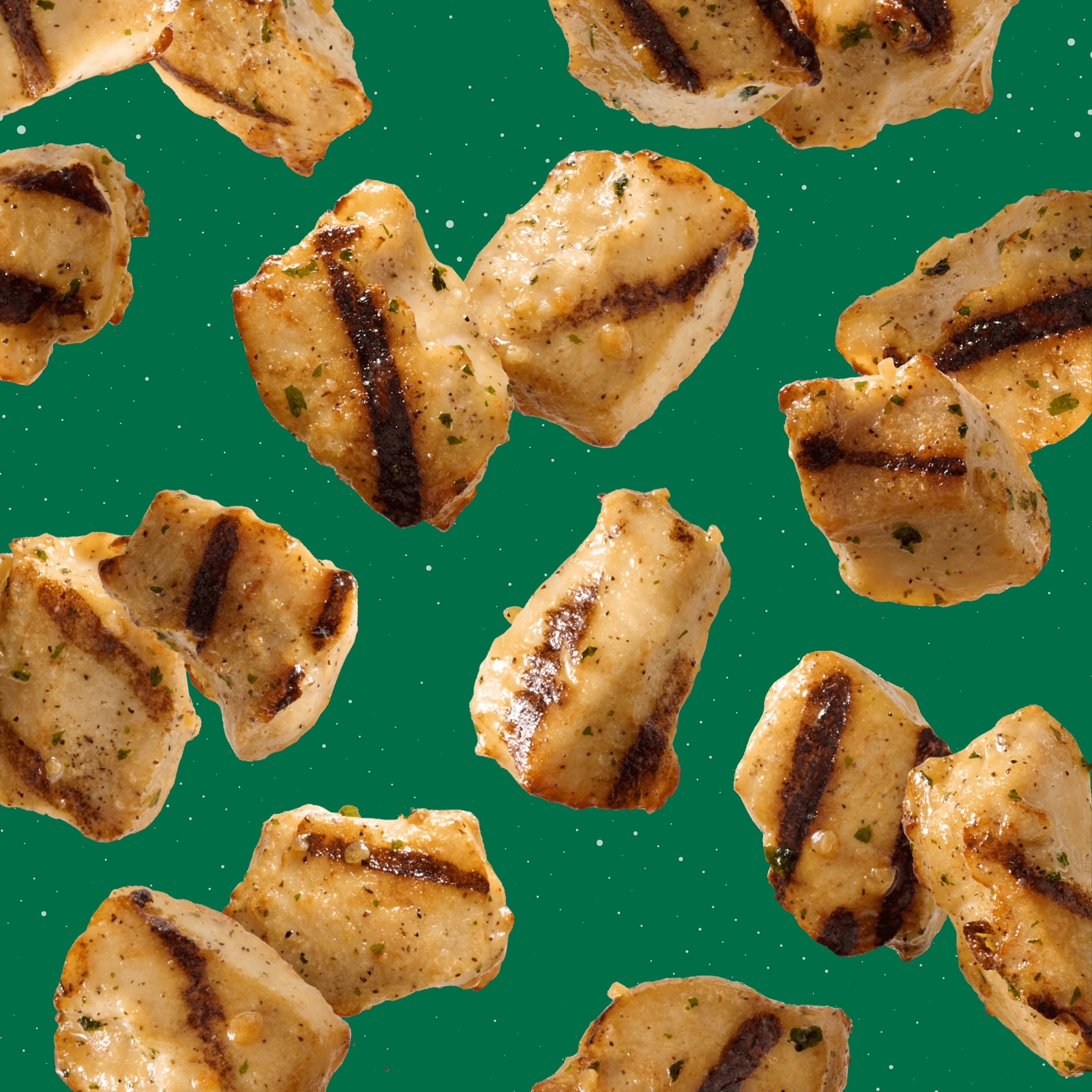 Kinder's Restaurant-Style Grilled Garlic & Herb Boneless Chicken Bites, 17.5 oz (Frozen)