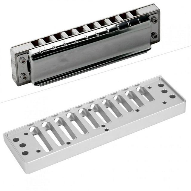 Peine de Armónica de 10 Agujeros, Pieza de Armónica Hoh SP20, Peine de Arpa de Aleación de Aluminio, Accesorio de Armónica
