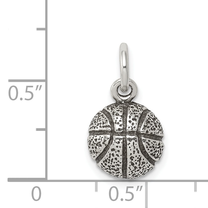Details about   .925 Sterling Silver 3D Basketball Charm Pendant MSRP $68 