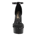 thumbnail image 3 of Zapatillas Mujer Plataformas Charol Miracol by Mama Lola negro 25, 3 of 5