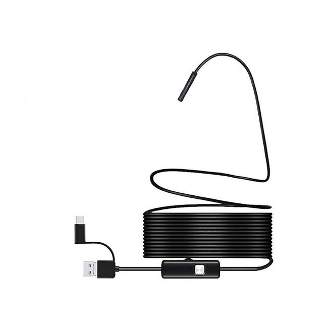 Endoscopio USB Android 2.0 CMOS HD 2 en 1 Boroscopio impermeable para teléfono inteligente