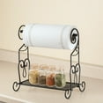 thumbnail image 2 of Home Marketplace Kitchen Paper Towel Rack & Organizer Stand, Black, 2 of 4