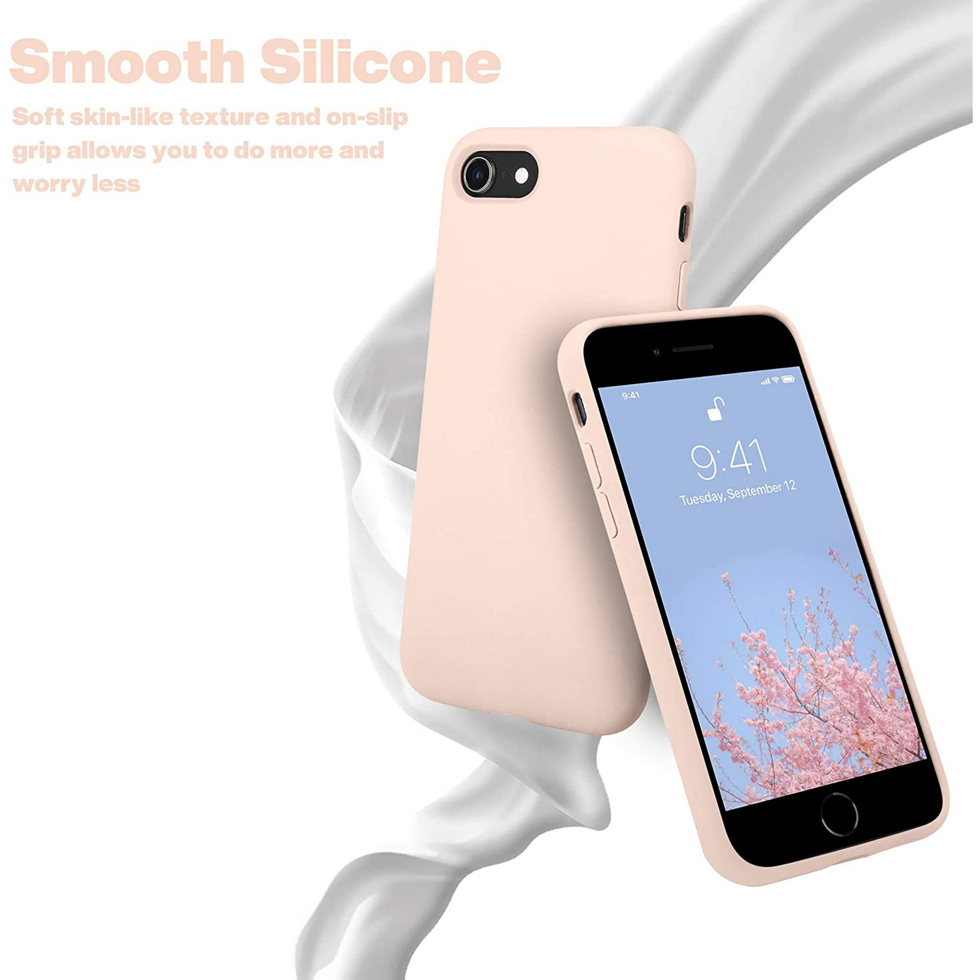 Entronix Silicone Soft Case for iPhone 8/7, Anti-Slip