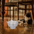 thumbnail image 4 of Raindrops Plastic Elevated Cat Dish with Comfortable Tilt for Small Dogs and Cats, 4 of 6