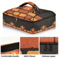 thumbnail image 2 of Iauyy Casserole Carrier for Hot Food Insulated Casserole Travel Carry Bag with Lid Food Warmer Bag for Party/Picnic,Orange Background, 2 of 7