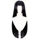 thumbnail image 1 of wonima44 Anime Snake Princess Wig Black Long Straight Party Hair Halloween Cosplay Props Accessory, 1 of 1