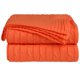 thumbnail image 1 of Suave 100% Algodón Punto Manta para Sofá y Diván Ligero Cable Tejida Cobija Casa Decorativo Cobija Rojo naranja 60 x 78, 1 of 11