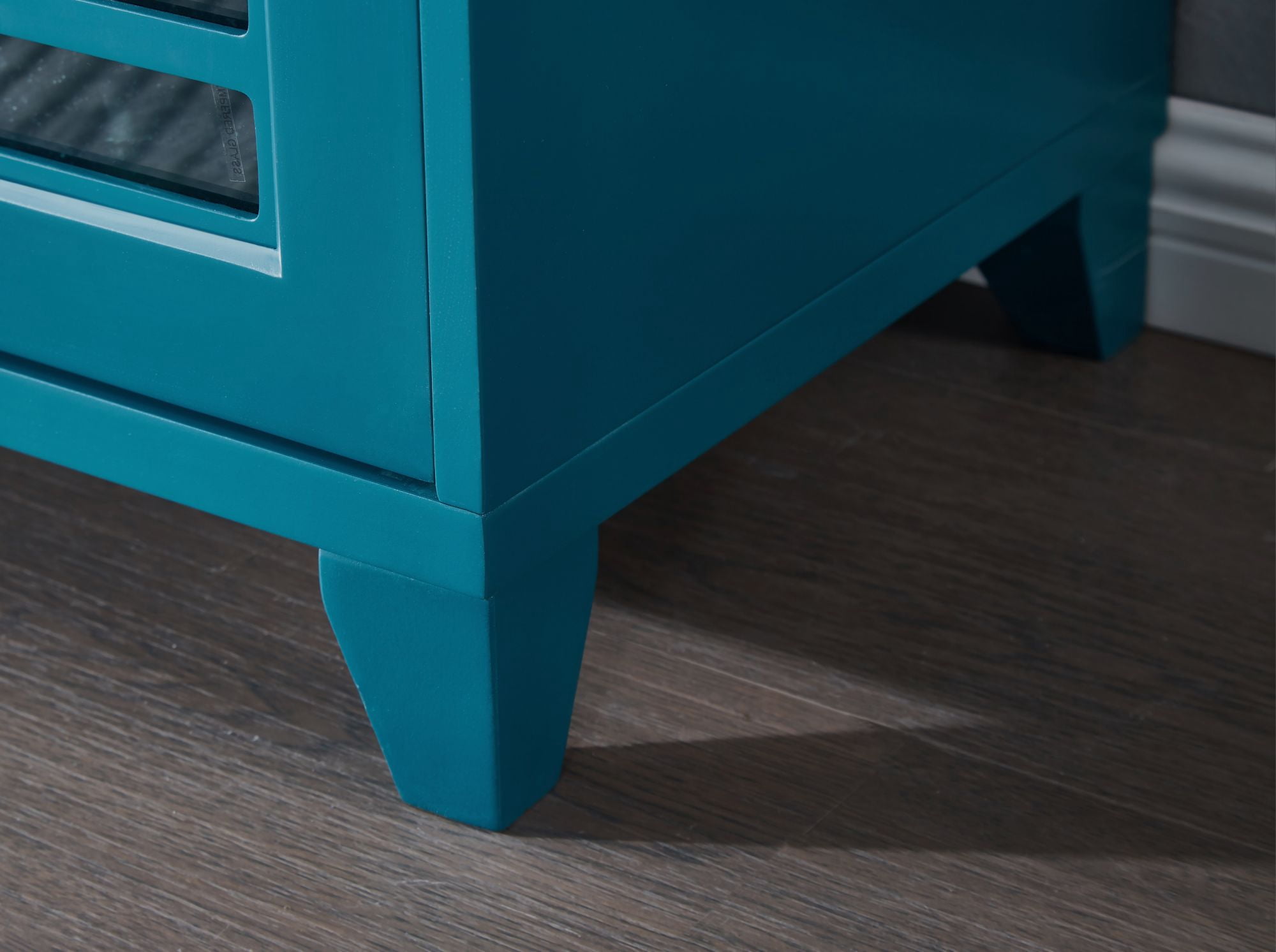 Aukfa Storage Cabinets Modern Kitchen Cabinets for Living Room Dining Room(59.8x15.8X33.5 ), Blue