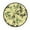 Bamboo and Green Leaves, variant on 36.2 Inch Round Floor Mat Bamboo Pattern Carpet Decor Rug for Living Room Bedroom
