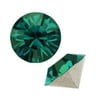 Swarovski Crystal, #1088 Xirius Round Stone Chatons pp32, 24 Pieces, Emerald
