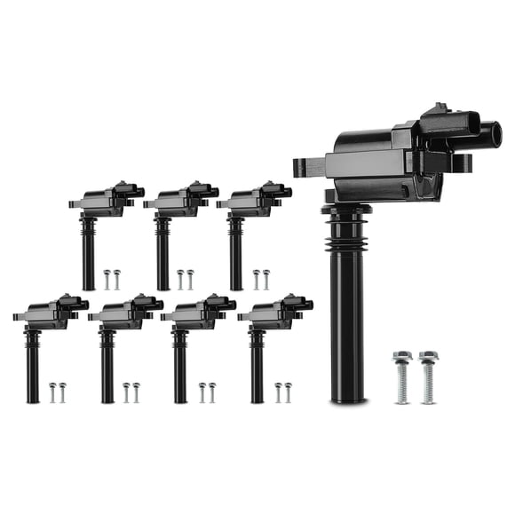 YHTAUTO Set of 8 Ignition Coil Pack Replacement for Jeep Grand Cherokee 2005 & Dodge Ram 1500 2500 3500 2003-2005, Durango 2004-2005, Magnum 2005 & Chrysler 300 2005 4.7L 5.7L V8 Replace 56028394AD