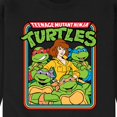 thumbnail image 3 of Teenage Mutant Ninja Turtles - Retro Group April - Men's Crew Neck Fleece Pullover, 3 of 5