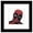 Black Framed Version, variant on Gallery Pops Marvel Comics - Deadpool - Wink Portrait Wall Art, Unframed Version, 12" x 12"