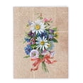 thumbnail image 1 of Jumbo Greeting Card with Envelope ( 8.5 x 11 Inch) - Flower Press Thank You Card - Bouquet of Flowers, Tied with a Ribbon - Large Floral Thanks and Pe, 1 of 6